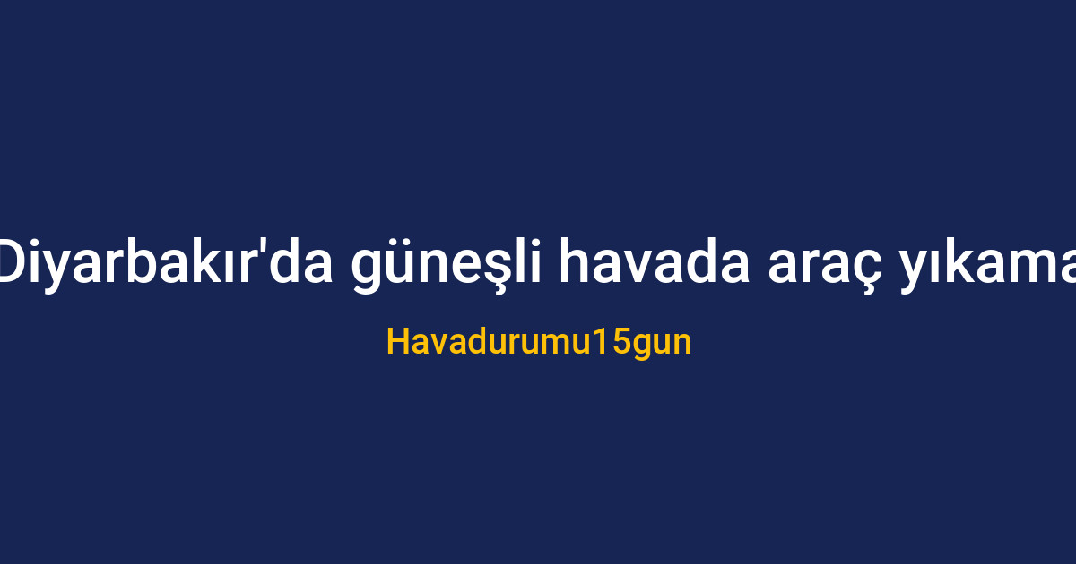 Diyarbakır'da güneşli havada temizlenen parlak bir otomobil