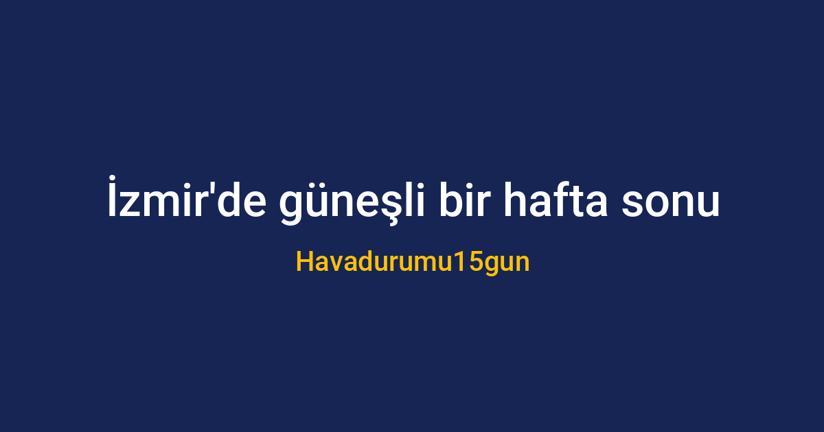 İzmir'de güneşli bir hafta sonu piknik yapan insanlar