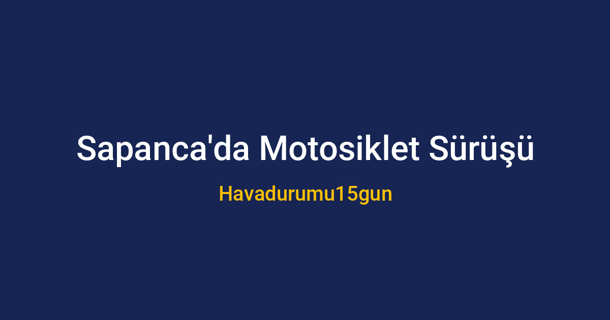 Sapanca gölü kenarında güneşli bir günde motosiklet süren sürücü