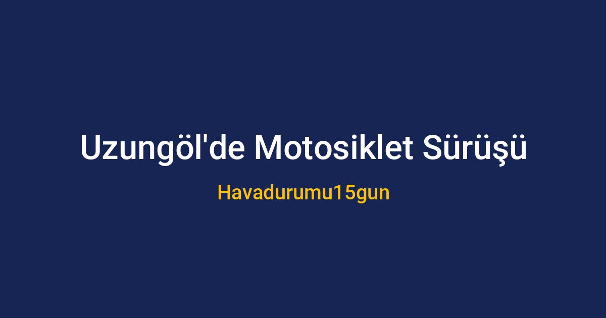 Uzungöl manzaralı yolda motosiklet süren bir sürücü